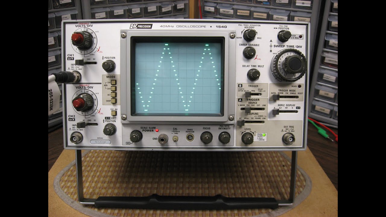 BK1540 40Mhz Dual Trace, Dual Time Base, Delayed Sweep Oscilloscope
