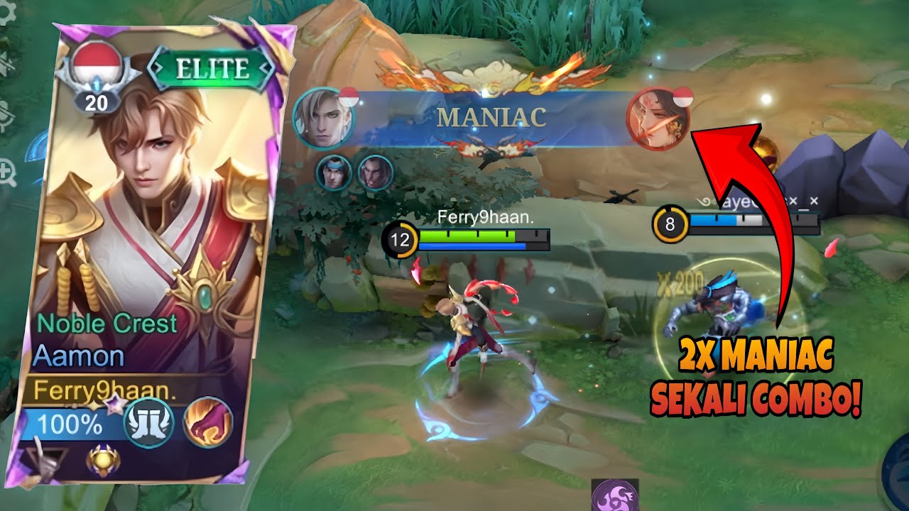 2X MANIAC! MODE TRY HARD GENDONG 1 TIM! AAMON ONE HIT ULTI! BUILD AAMON TERSAKIT 2026! MLBB