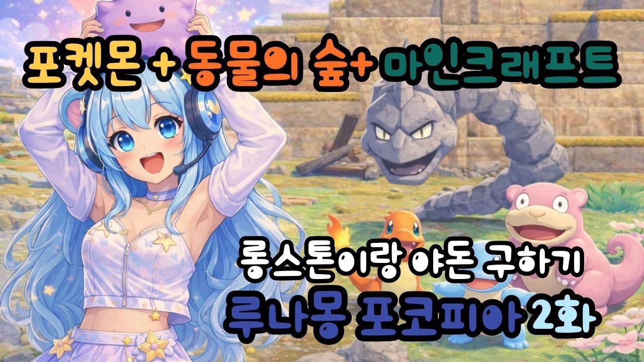 포켓몬 포코피아 2화 | 롱스톤과 야돈 등장?!