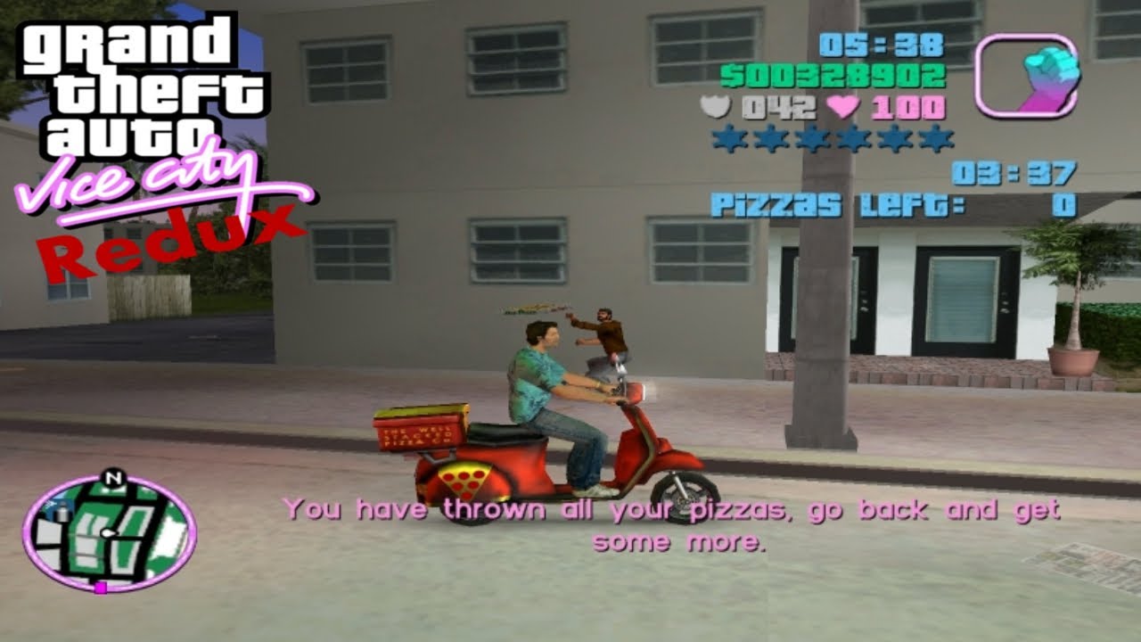 Pizza Boy - GTA Vice City Side-Mission (1080p)