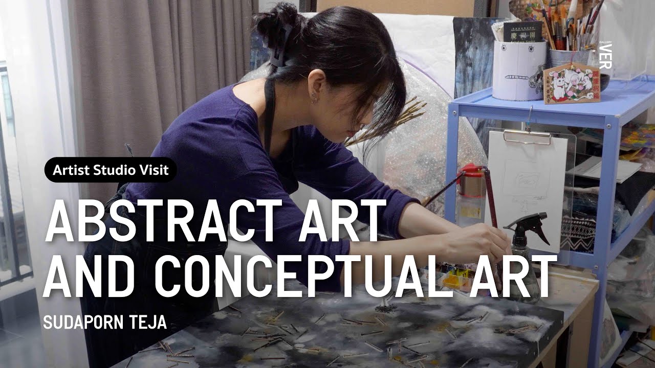 ศิลปะนามธรรมและศิลปะเชิงแนวคิดของ สุดาภรณ์ เตจา | Artist Studio Visit EP.3 (Thai Audio)