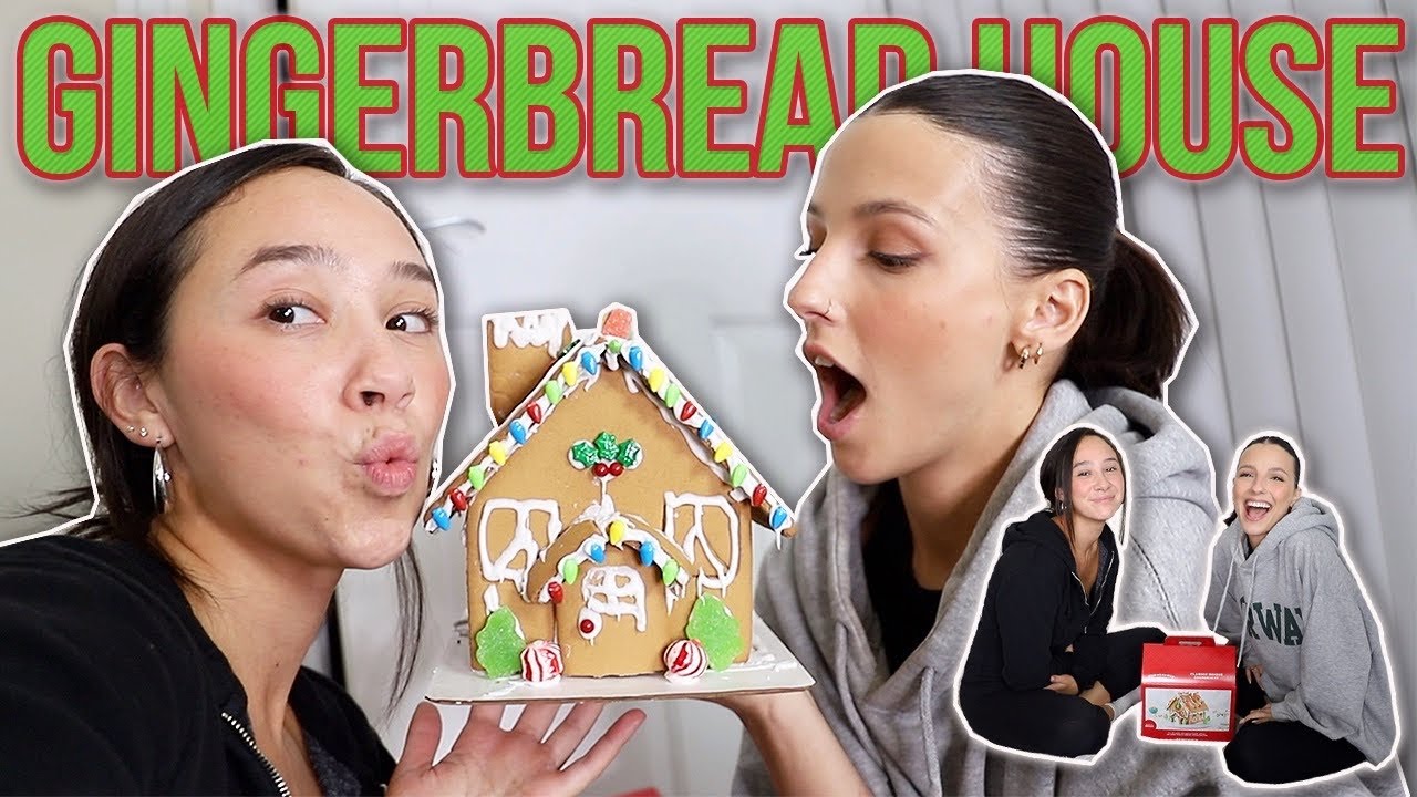 Building a Gingerbread House w/ Franny! | Lera Clark