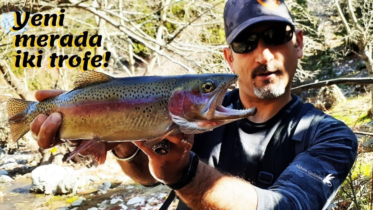 Balık Avı 🎣 Yeni Merada İki Trofe Onlarca Porsiyonluk Gökkuşağı Alabalığı Yakaladık 👌 Alabalık Avı