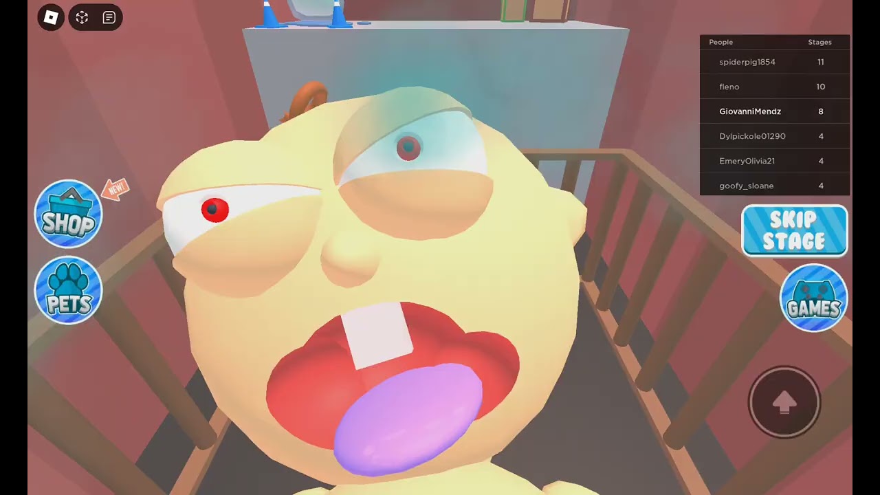 playing escape the daycare obby