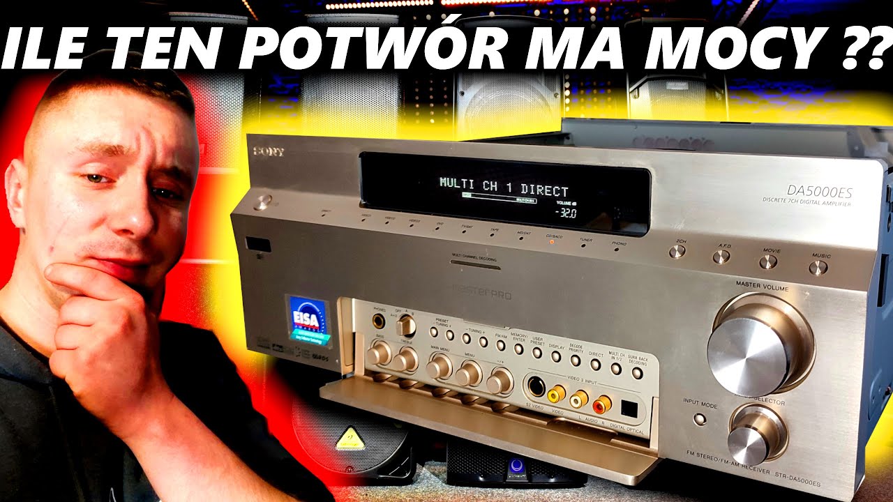 AMPLITUNER ZA 15K W DNIU PREMIERY, CZY MA MOC I CZY GRA ?! Sony STR DA5000ES