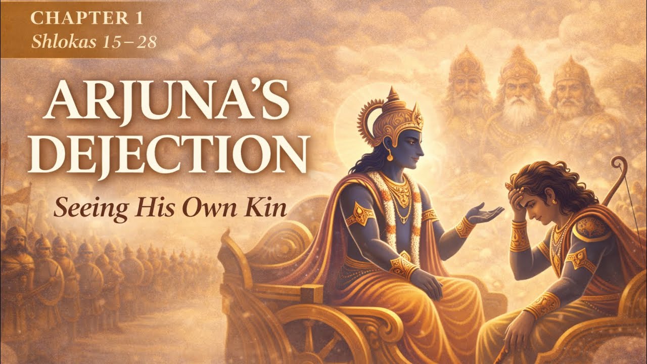When Arjuna Sees His Own Blood (Gita 1:15–28) The Bhagavad Gita English Narration