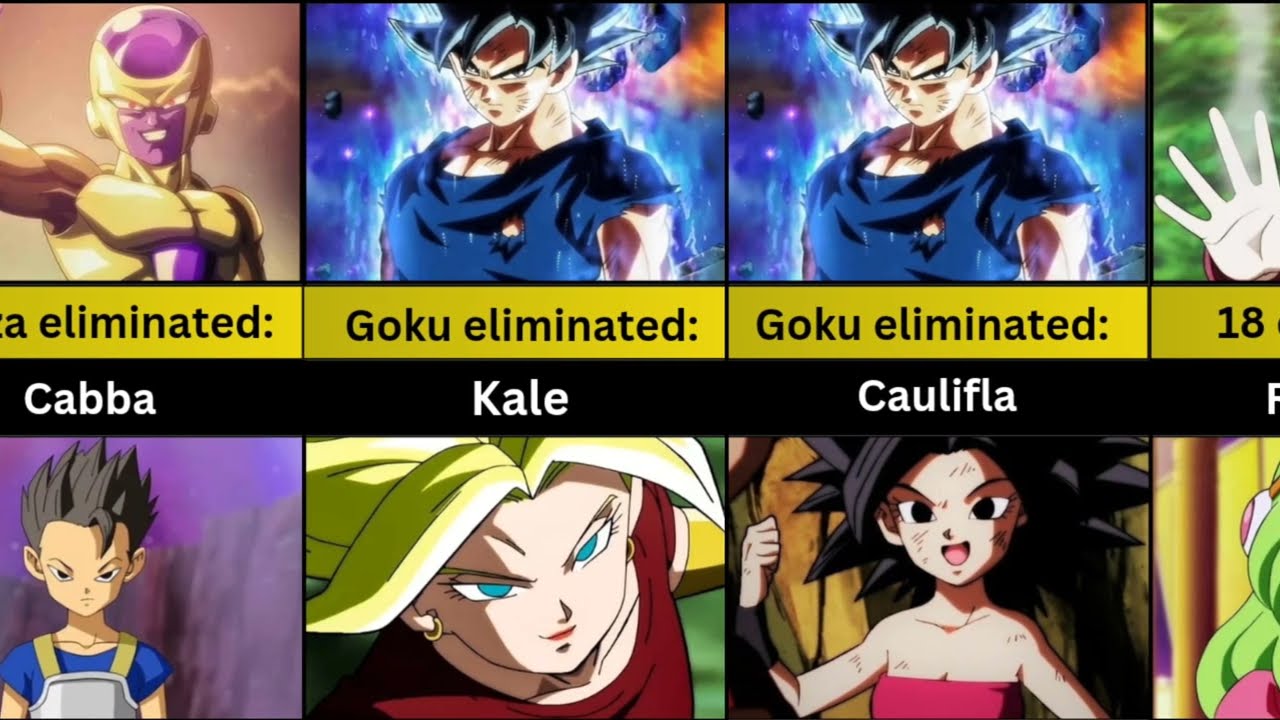 Who eliminated who in Tournament of power part 2 | Anime | Dragon Ball Super 