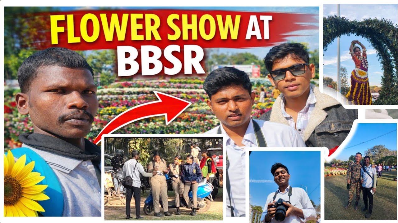 Flower show at Ekamra Kanan, Botanical garden, BBSR🥰🥰