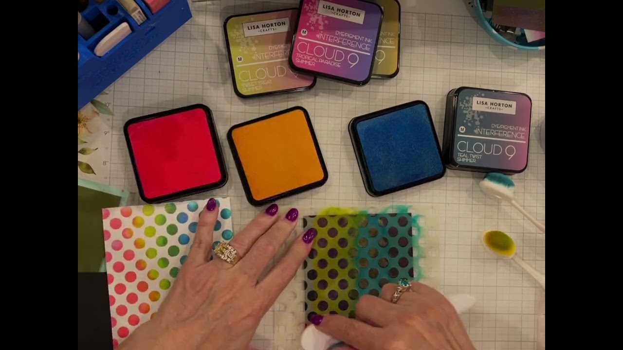 Lisa Horton's Interference Inks Demonstration