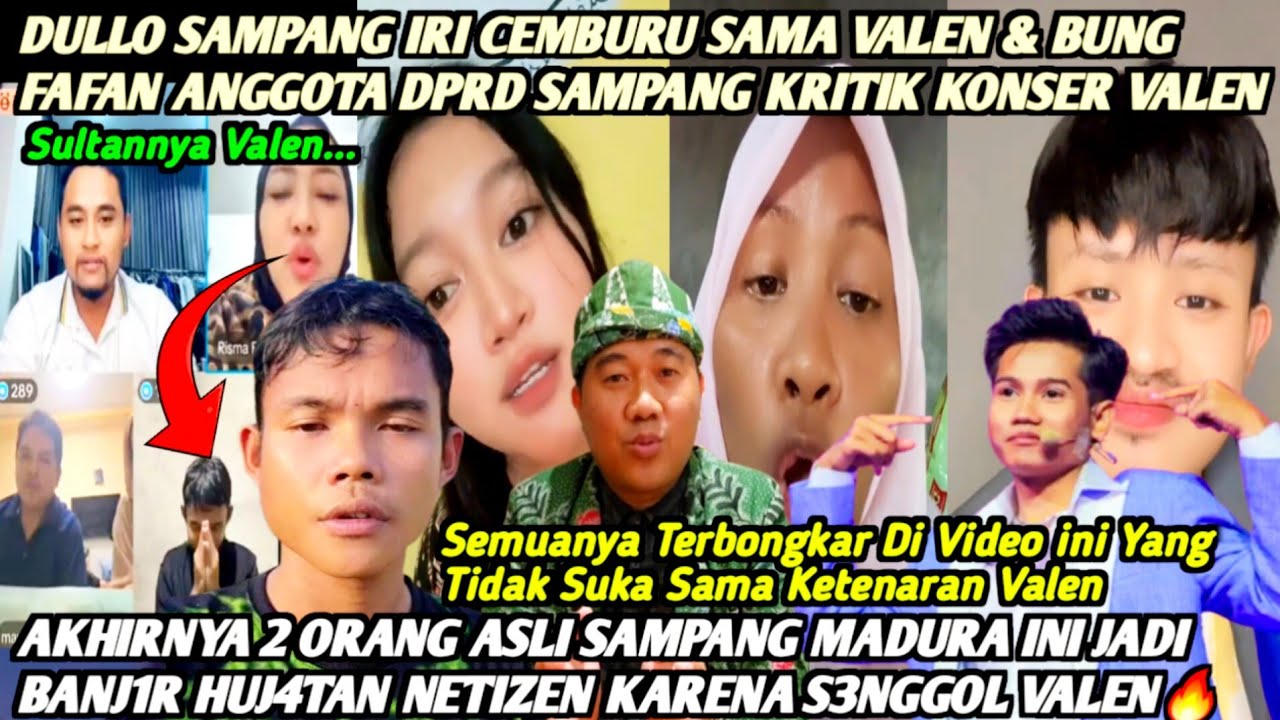 HEBOH BANGET‼️DULLO SAMPANG MENGAKU DIRINYA CEMBURU SAMA VALEN😱BUNG FAFAN TERUS DI HUJ4T NETIZEN🔥