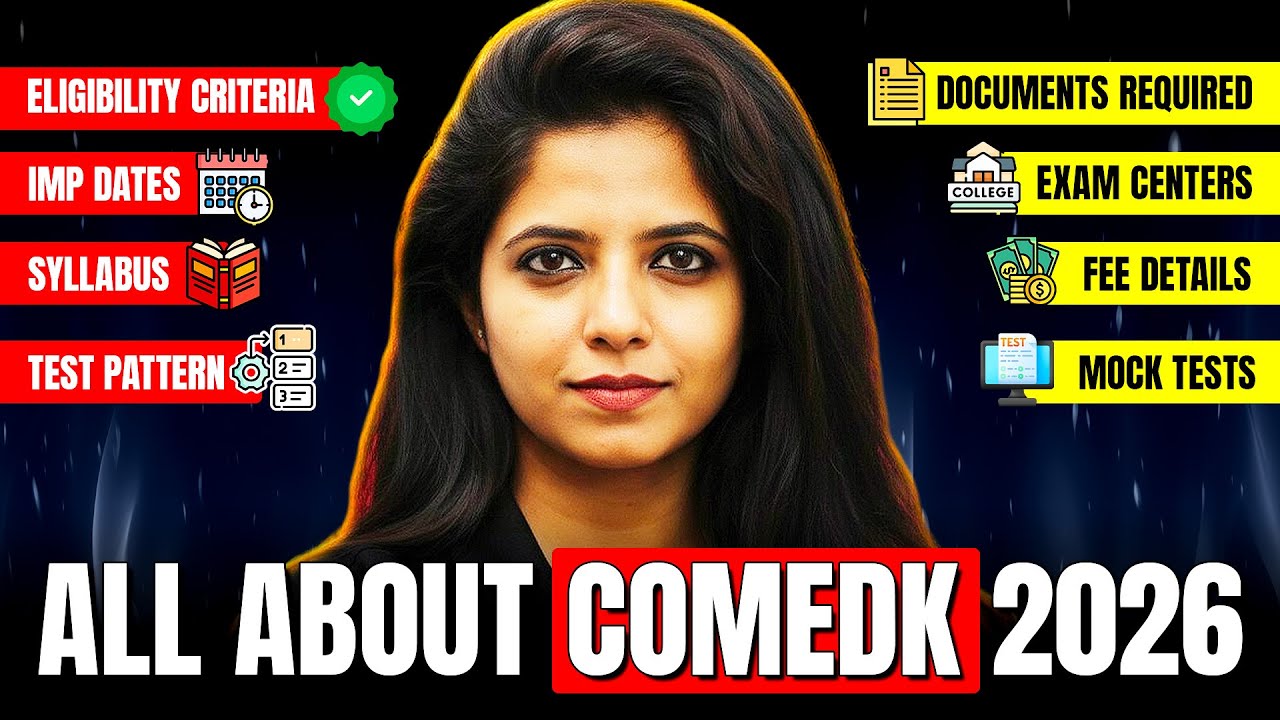 All About COMEDK 2026 📘 | Eligibility Criteria, Exam Dates, Fees, Syllabus, and Exam Pattern 🔥