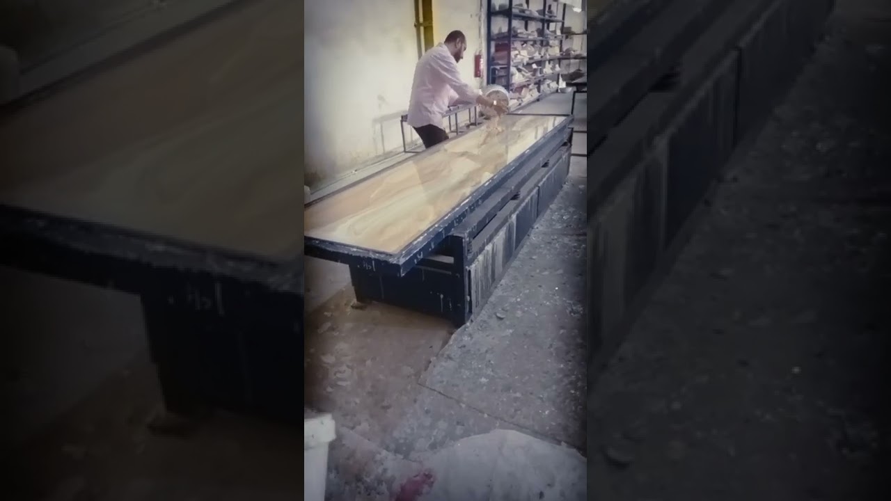 artificial design marble making video