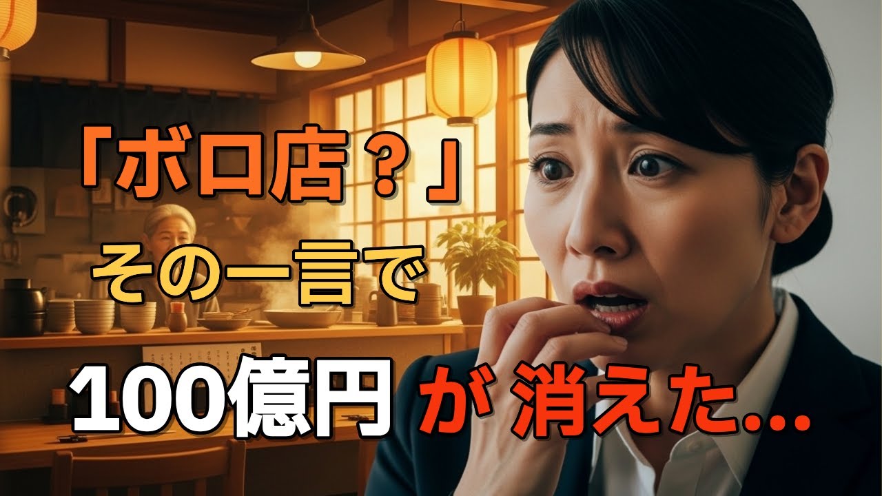 たった一言で百億円を失った女社長の末路【人生感動ドラマ】