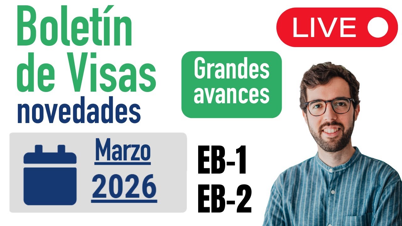 Boletín de Visas Marzo de 2026 - Avanza EB-2