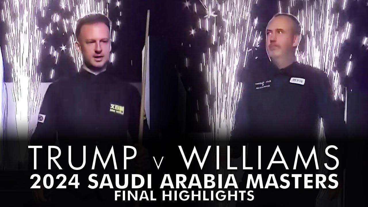 Джадд Трамп против Марка Уильямса – финальная битва в Саудовской Аравии 2024 года!