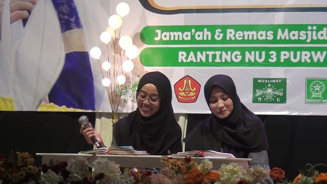 Pengajian santunan ranting 3 NU purwoharjo masjid Nurul fajar 