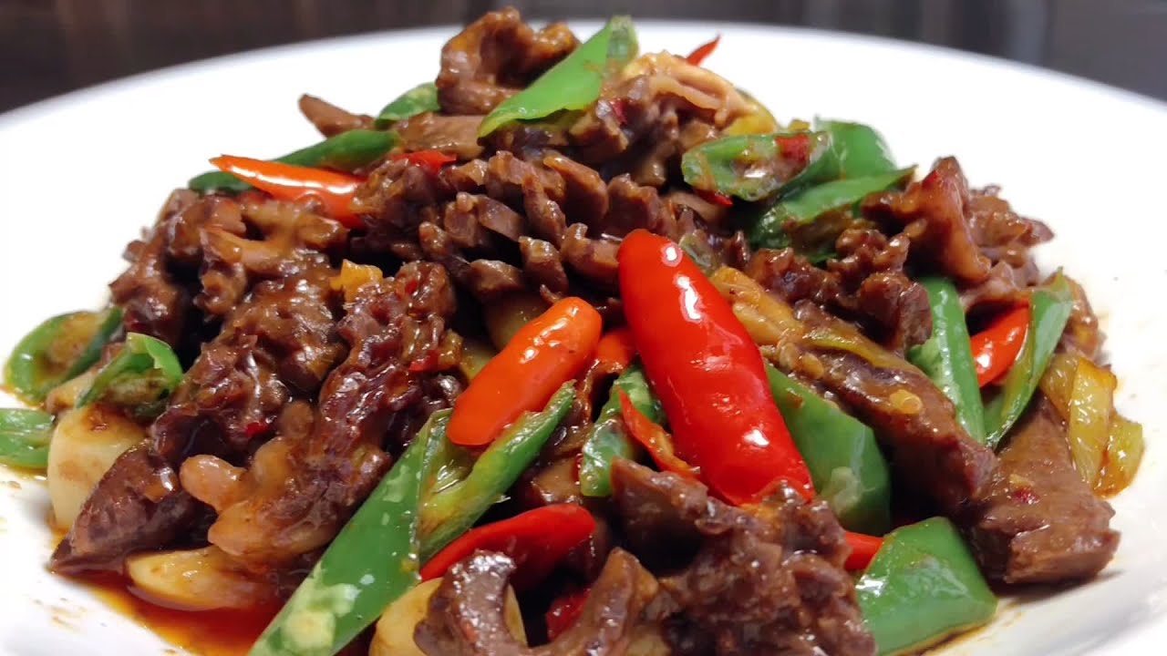 大廚教你【炒豬心】的做法，講解詳細，鮮嫩入味下酒又下飯