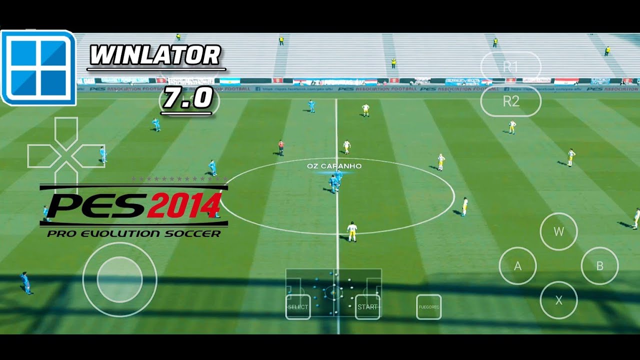 PES 2014 (Pro Evolution Soccer) Winlator 7.0 Emulador Android, Snapdragon 720G + Setting