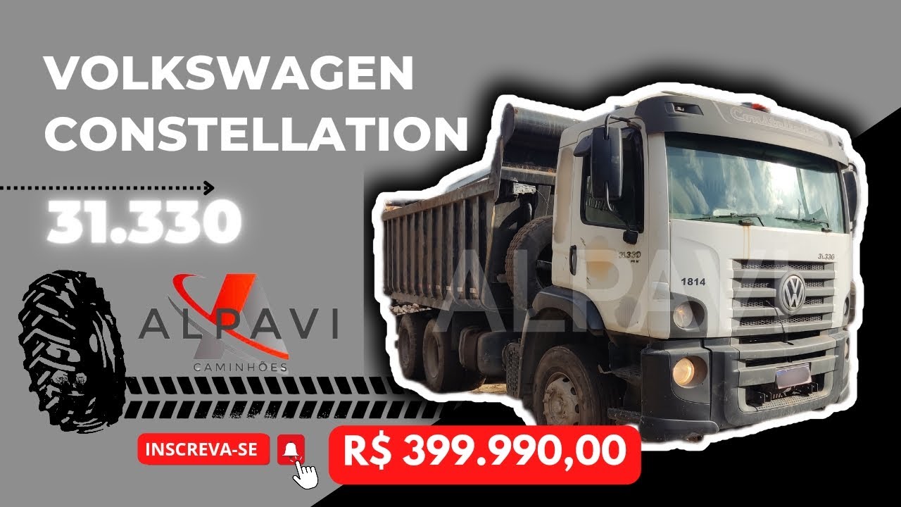 Volkswagen Constellation 31-330 Traçado 6x4 ano 2019 com Caçamba a venda