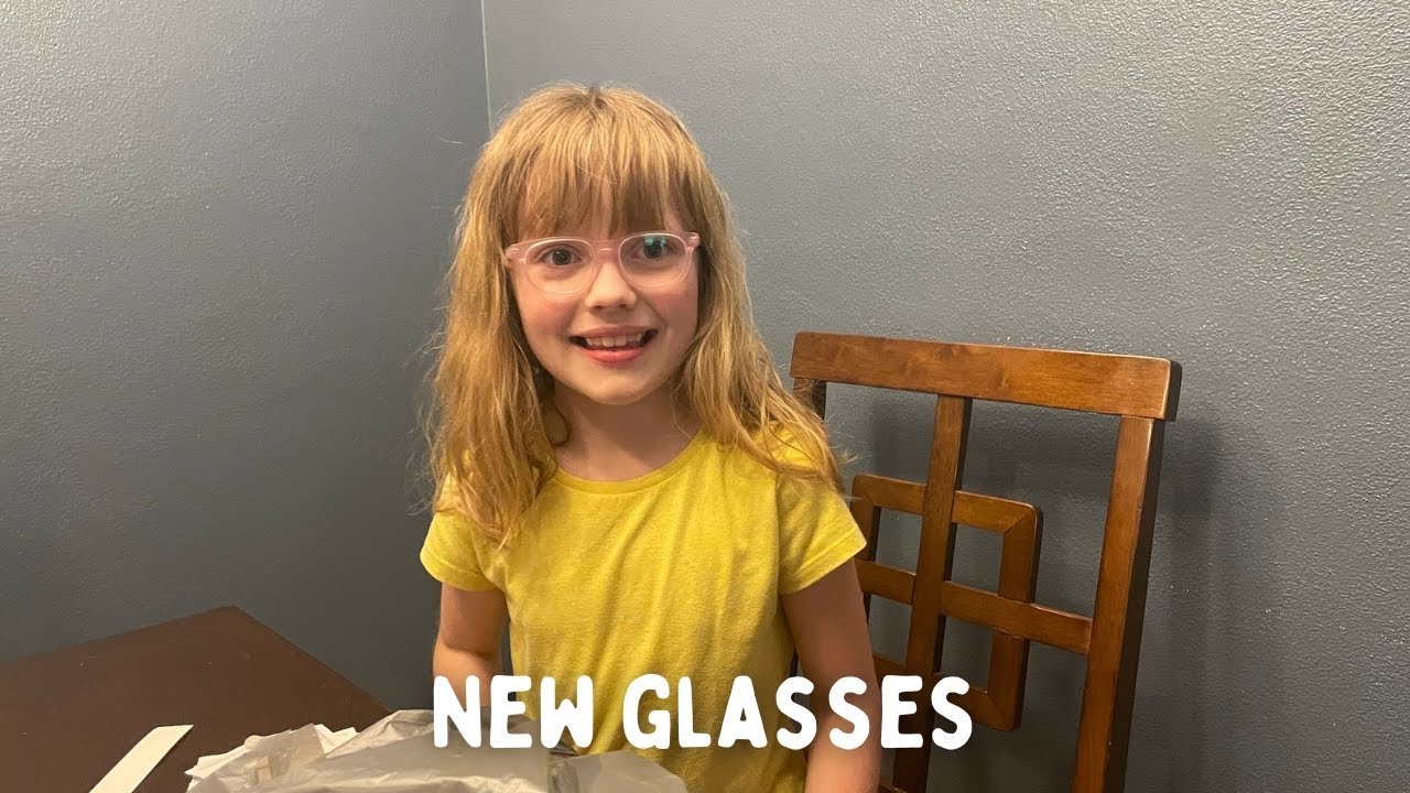 Getting Glasses for the First Time! ￼Lexi Gets Her New Glasses! She is SO Excited!!
