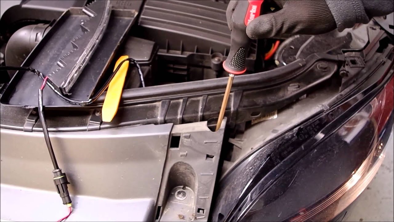 AUDI TT MK2 LED SIDELIGHT 501 UPGRADE INSTALLATION GUIDE HEADLAMP REMOVAL