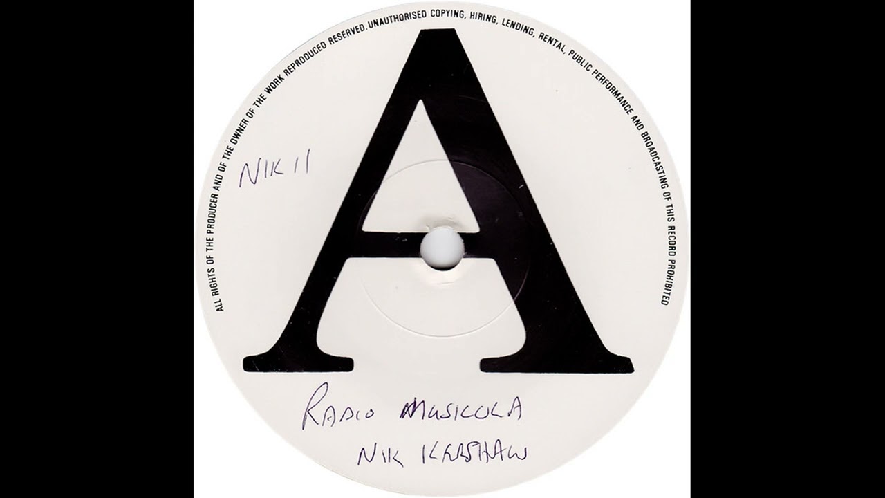 Nik Kershaw - Radio Musicola (Acetate Floor Mix) [UK Unreleased Mix] [MCA Records] 1986 [REMASTERED]