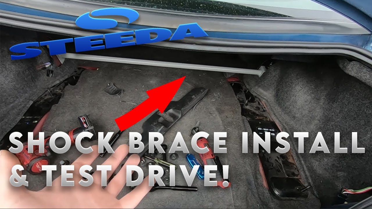 99-04 Mustang Steeda Shock Brace Install & Test Drive POV!