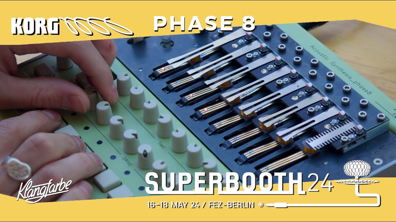 Korg Berlin PHASE 8 — Акустический синтез [Superbooth 2024]