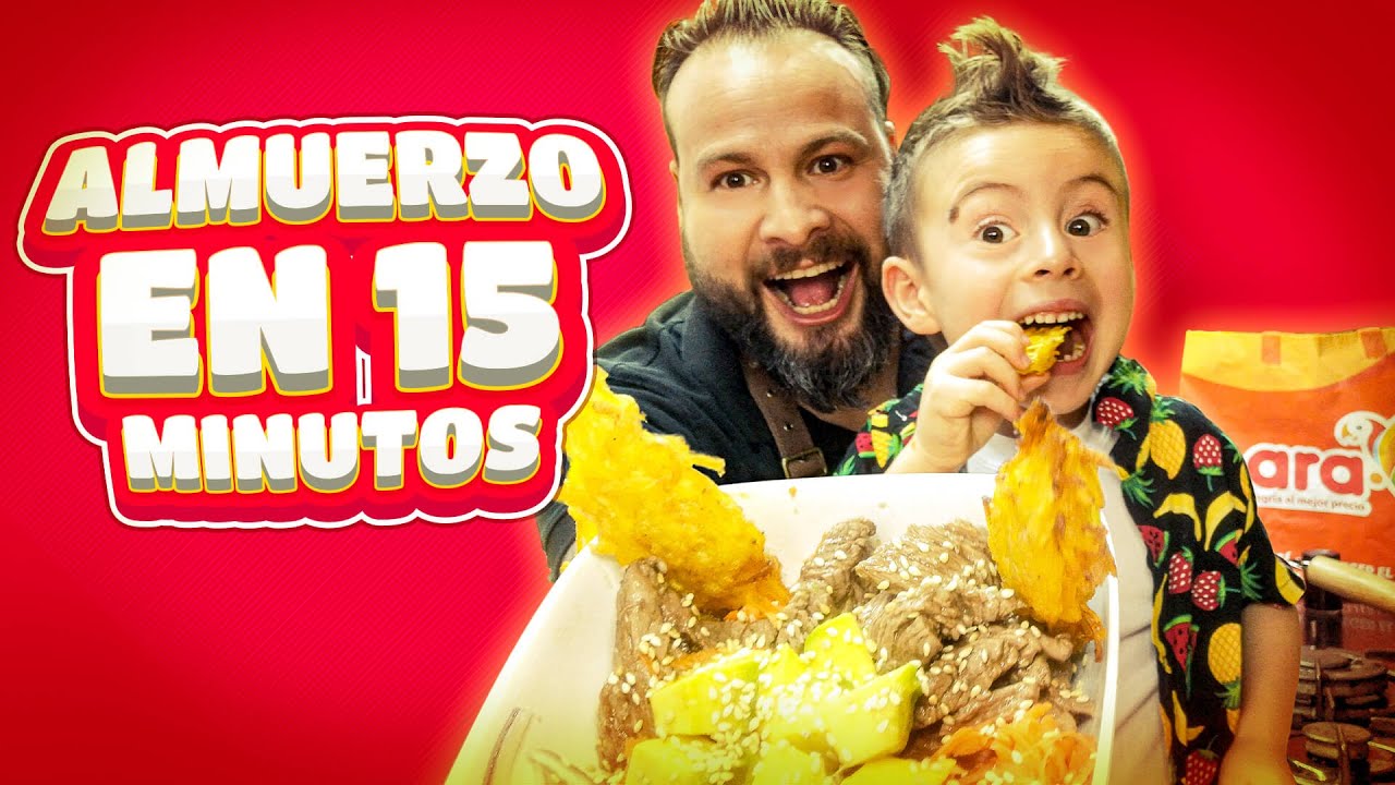 Almuerzo F&aacute;cil EN 15 MINUTOS Taz&oacute;n de Arroz con carne y verduras | Los Insaciables