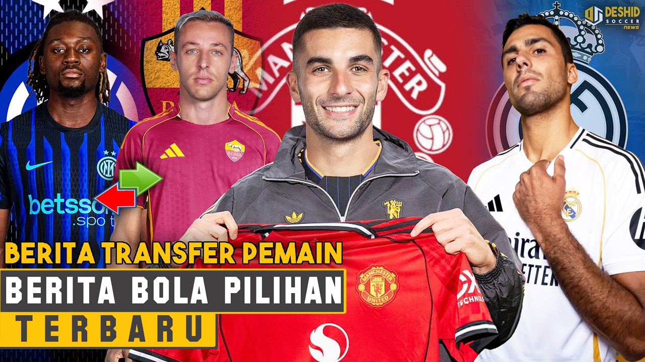 &euro;86 juta! Rodri Gabung Madrid🔥 Ferran ke Man United 😱 Inter Barter Kone & Frattesi - Transfer Pemain