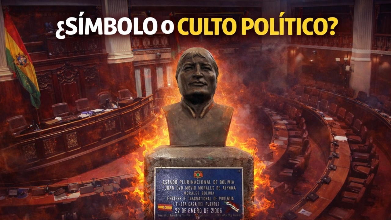 ¿Símbolo o culto político? Senado decide retirar el busto de Evo Morales | El Avispero