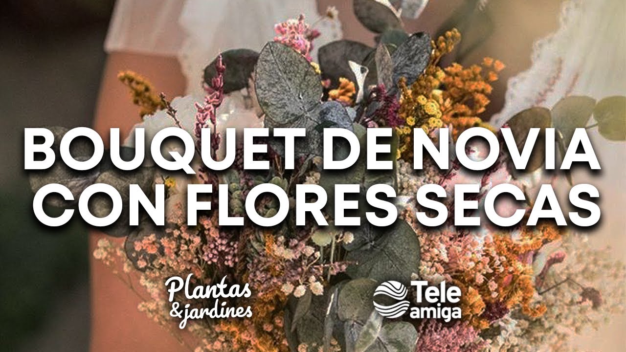BOUQUET DE NOVIA CON FLORES SECAS - Plantas y Jardines en Teleamiga