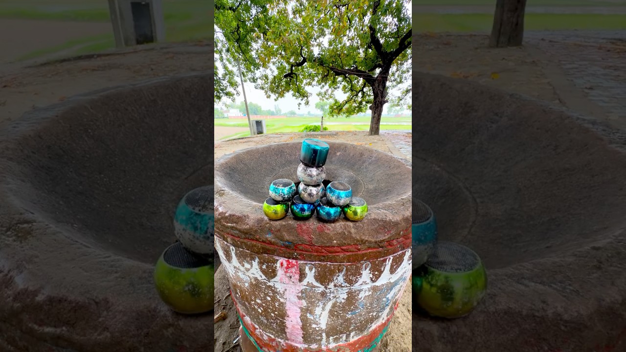 Daliy mini jumping test speaker bass video crazy try