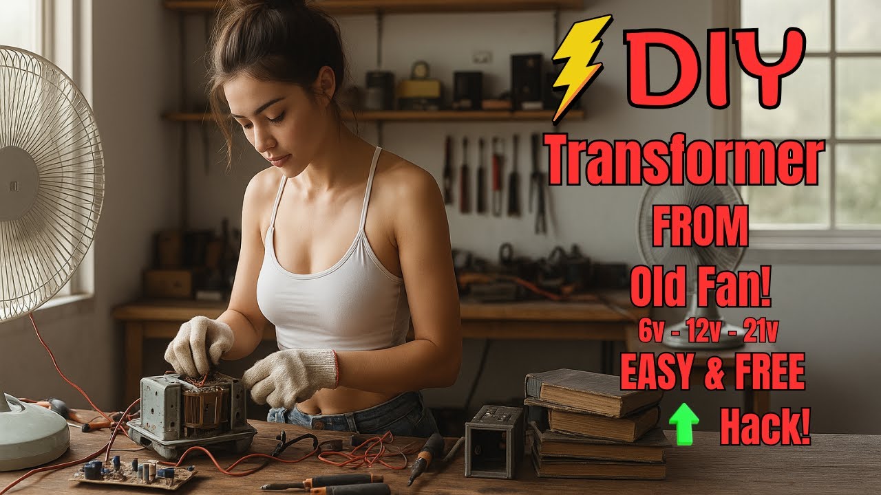Invention Old Fan into a Transformer | DIY