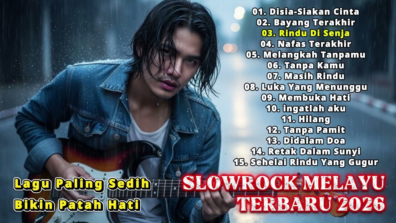 LAGU SLOW ROCK PALING SEDIH TERBARU 2026 – MENYAYAT HATI & BIKIN NANGIS 😭 DISIA-SIAKAN CINTA