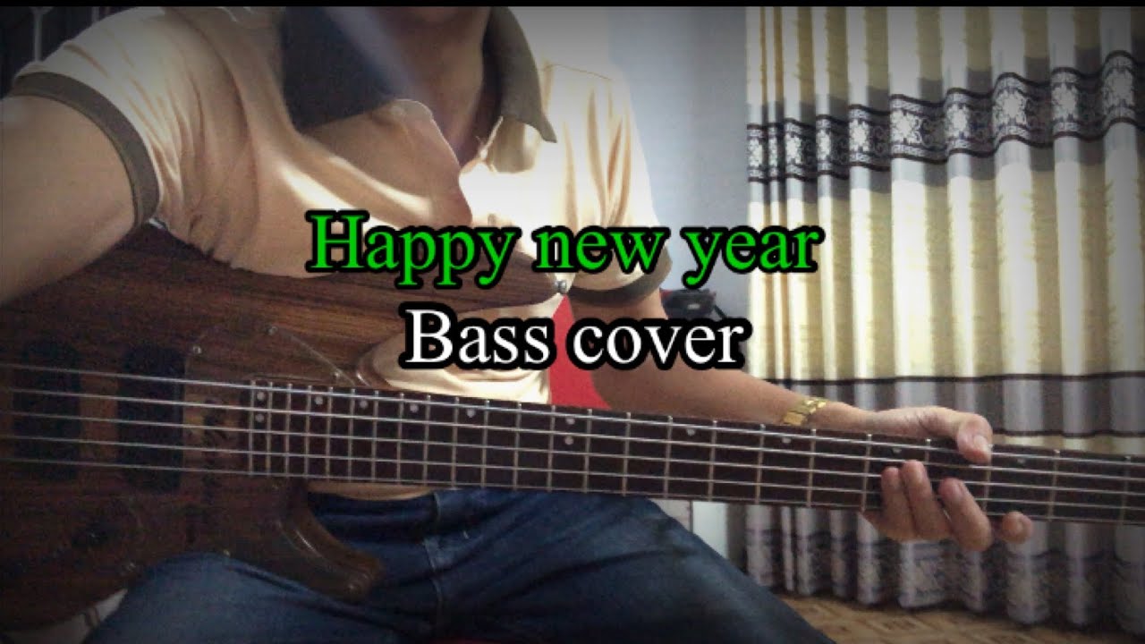 Happy new year ABBA bass cover