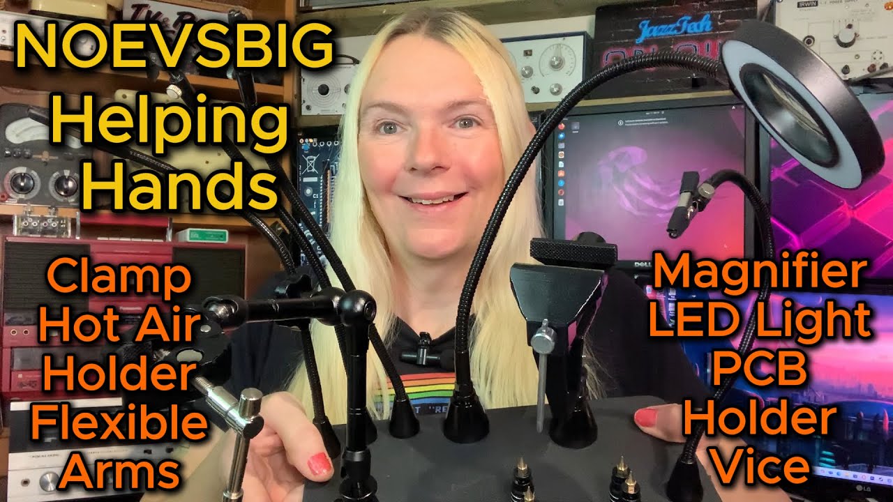NOEVSBIG Helping Hands PCB Holder For Electronics Projects & Soldering - Full Review