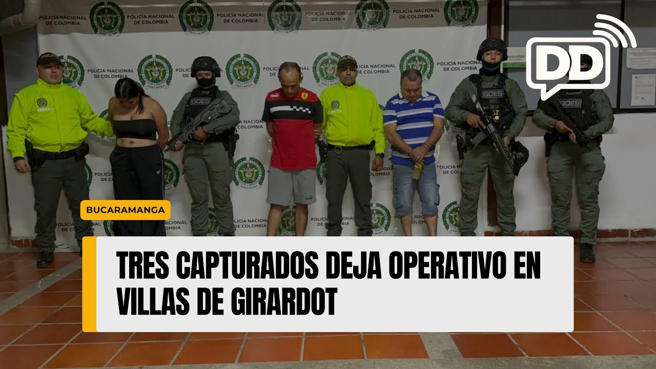 Allanamientos en Bucaramanga dejan tres capturados en Villas de Girardot 