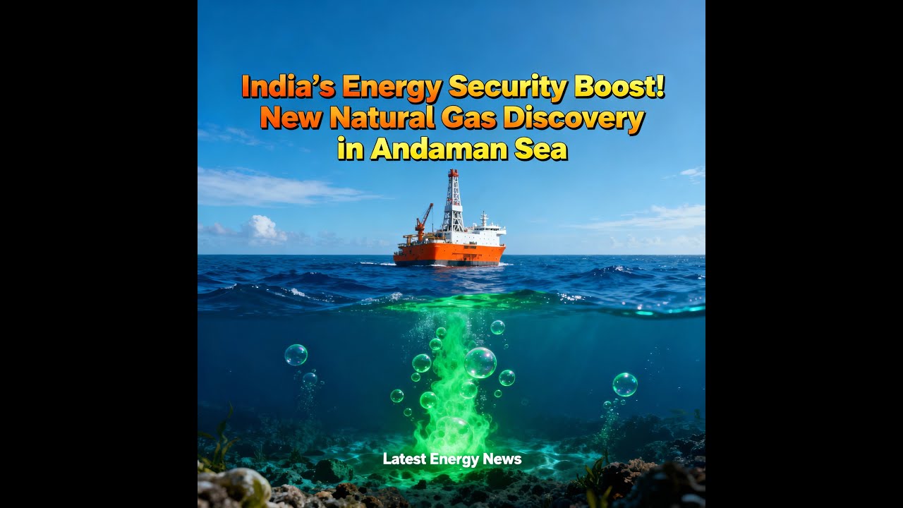 India&rsquo;s Energy Security Boost! New Natural Gas Discovery in Andaman Sea
