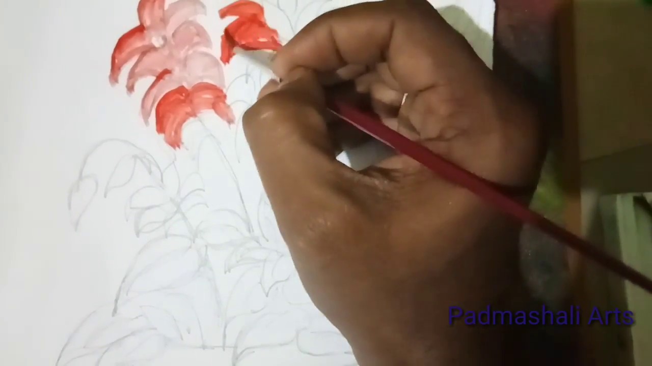 Water colour painting for beginners | ☺|padmashali arts