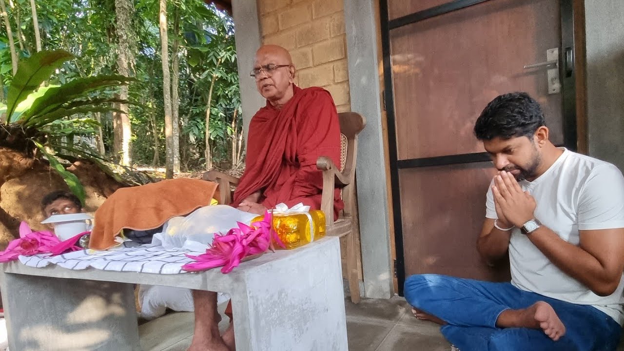 2024 ජනවාරි 05 - පිණ්ඩපාත දානයෙන් පසු ධර්ම සාකච්ඡාව... Rajagiriye Ariyagnana himi