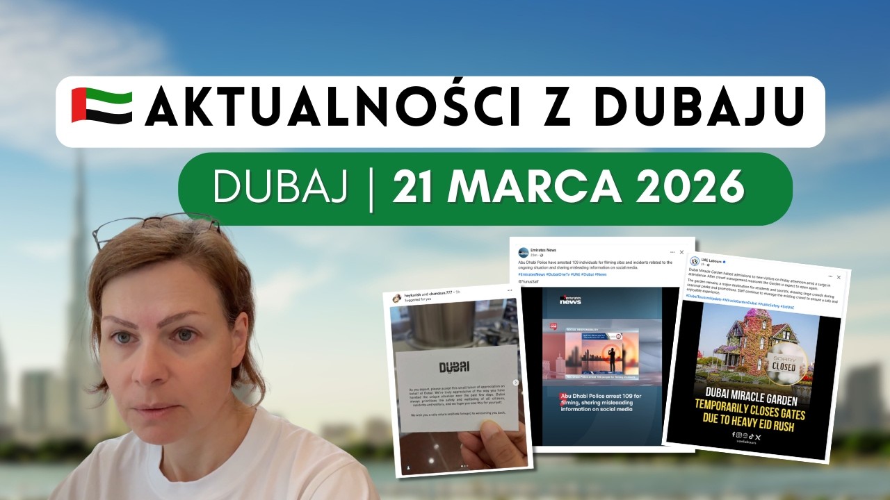 Dubaj Aktualności | Aresztowania za fake news, Odpowiedź Libanu, nowe oferty i życie w trybie alertu
