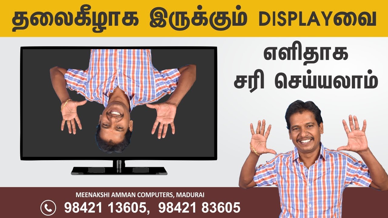 How to change smart led tv reversed display | in Tamil | #VELS TV