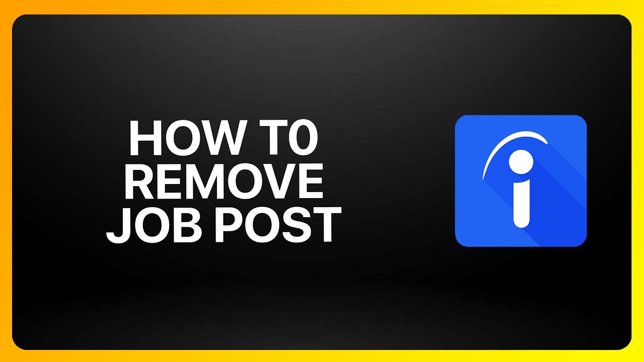 How To Remove Job Post from Indeed Tutorial