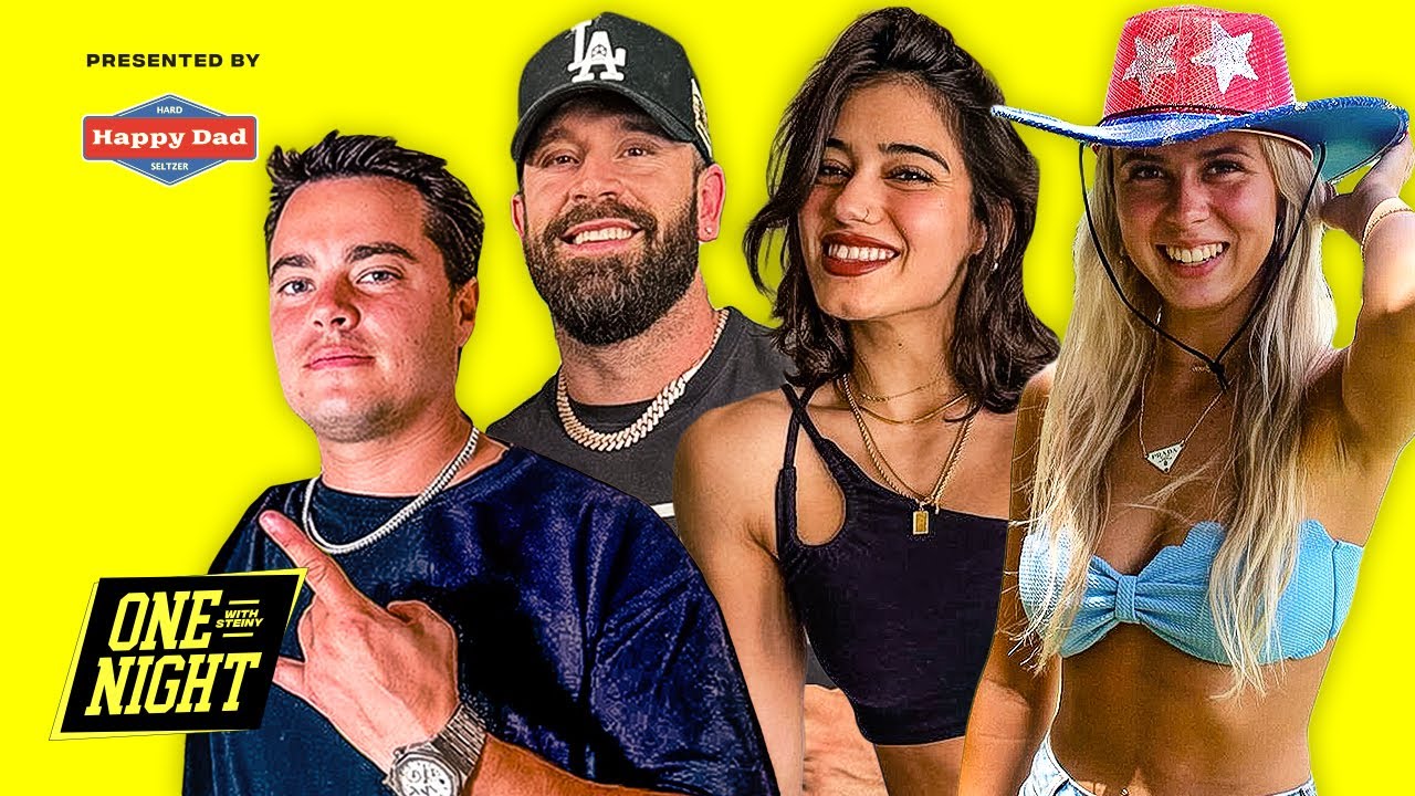 Hawk Tuah Teaches Her Secrets to Steiny from NELK and Bradley Martyn! | One Night with Steiny
