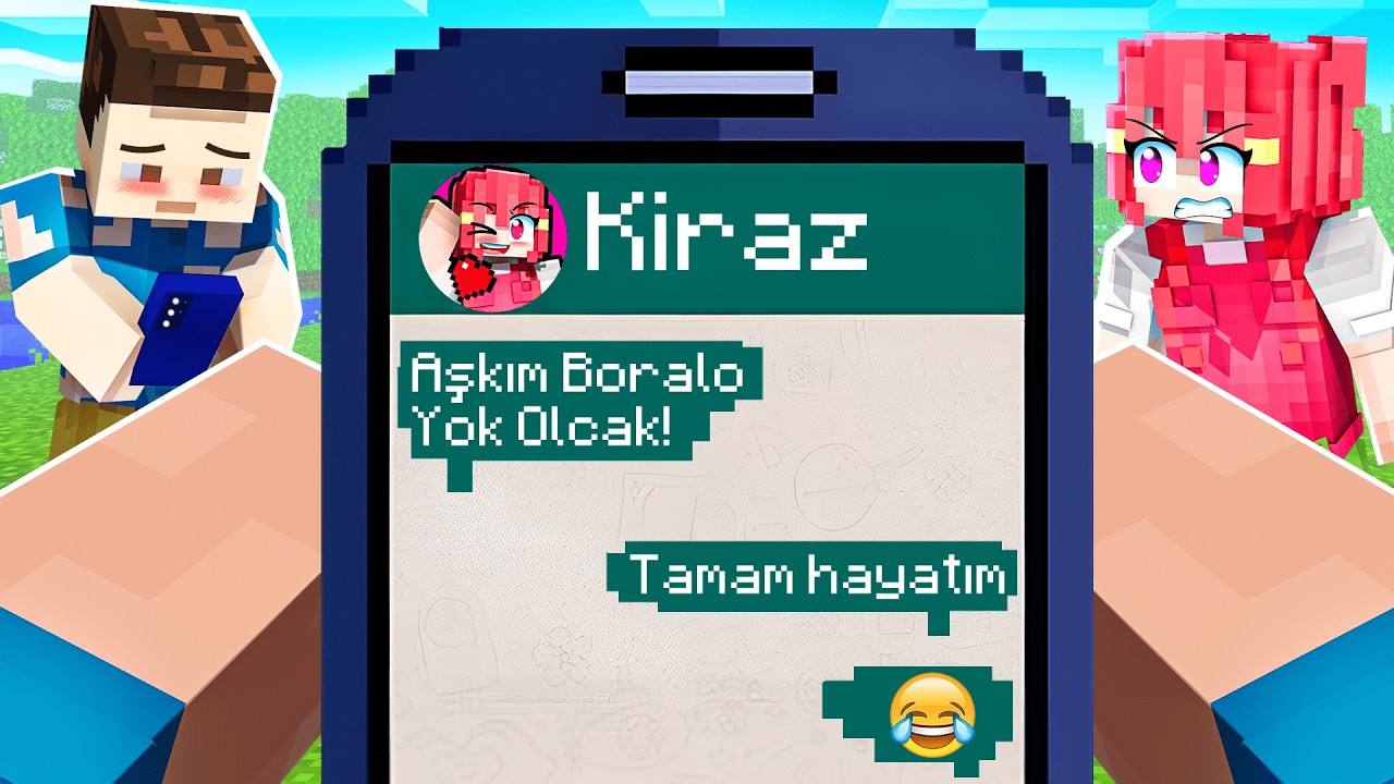 BARS'IN TELEFONUNDA GİZLİ MESAJLAR BULDUM (Minecraft)