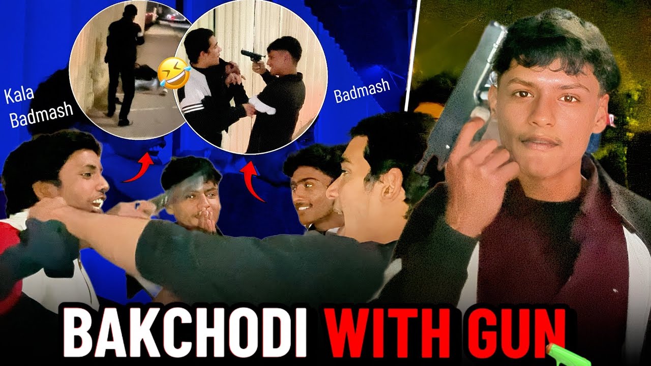 🔫GUN PRANK NE MAAHOL BANA DIYA🤣🔥