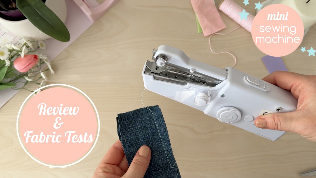 Mini Handheld Sewing Machine Quick Start & Review
