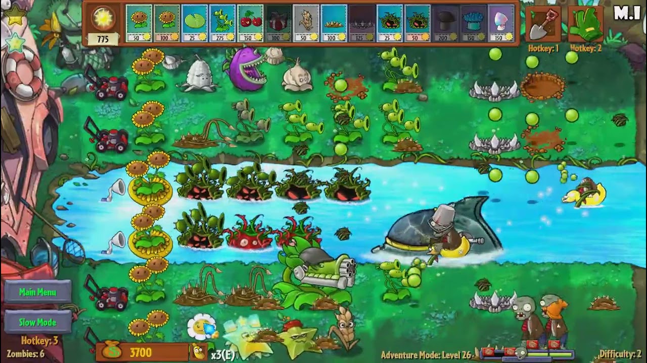 Plant Vs Zombie Fusion Level 3-8