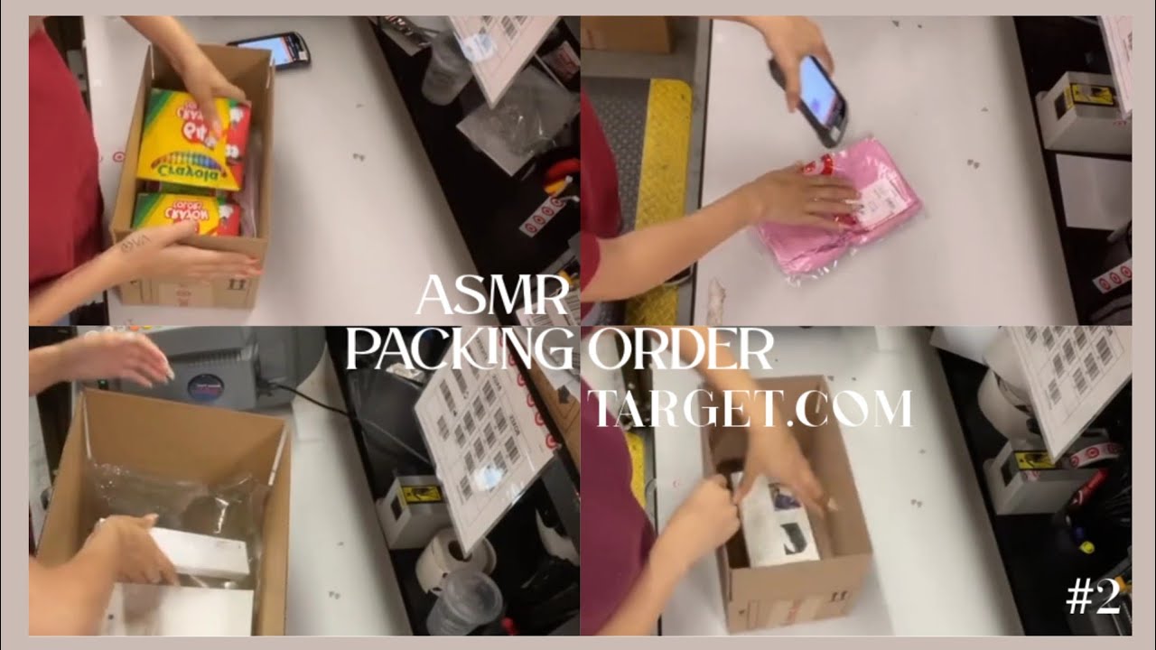 ASMR PACKING ORDERS [Target.com] | TIKTOK VIDEO COLLECTION